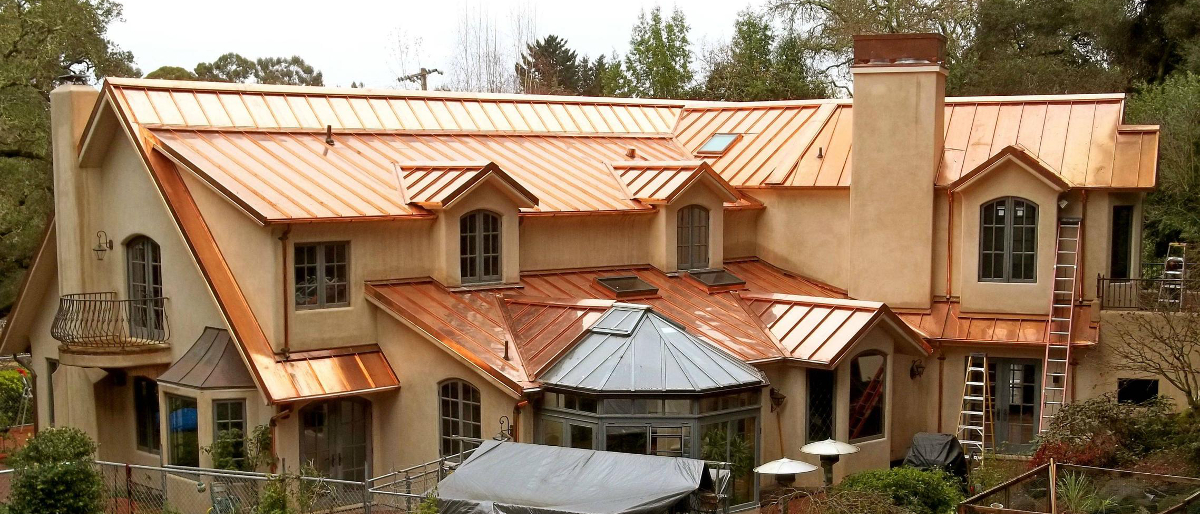 Copper Metal Roof Panels